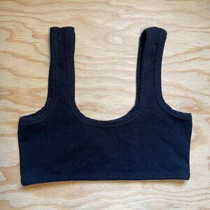 🖤 ARQ WIDE STRAP Bra BLACK Bralette SIZE M Very Good Condition